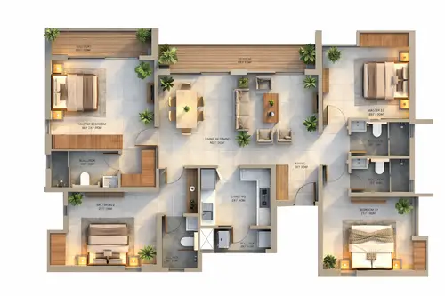 dtc downtown 4bhk 500
